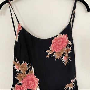 PLANET BLUE floral low back dress